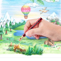 Noris Farveblyant Mini 12 stk